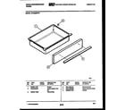 White-Westinghouse KF440GDH5 drawer parts diagram