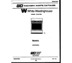 White-Westinghouse KF201KDW4 cover diagram