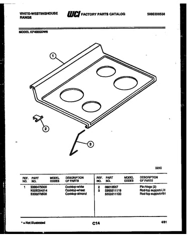 Cooktop parts