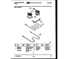 White-Westinghouse KF400GDW6 broiler parts diagram