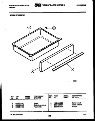 Drawer parts