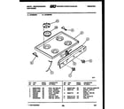White-Westinghouse GF860NW2 cooktop parts diagram