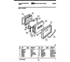White-Westinghouse KF590HDD6 door parts diagram
