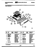 Broiler drawer parts