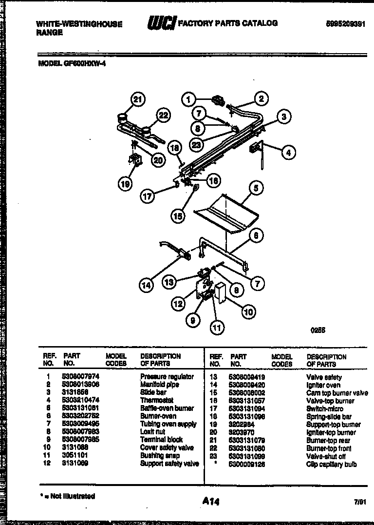 Burner, manifold and gas control