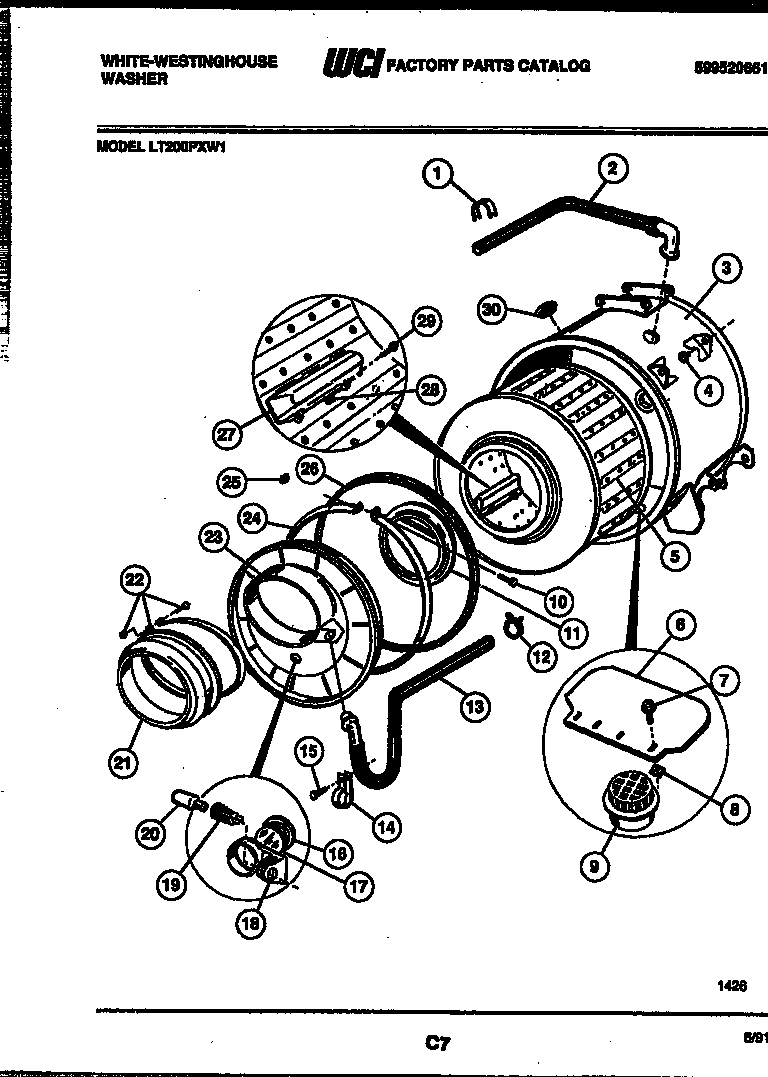 Tub and components