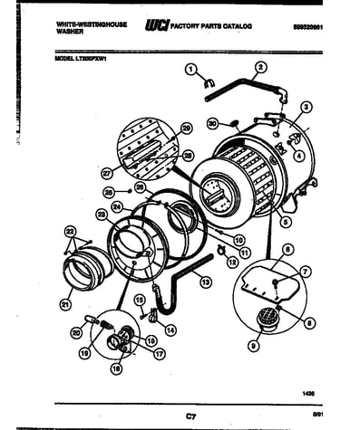 Tub and components
