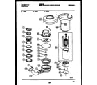 White-Westinghouse D7501 food disposer parts diagram