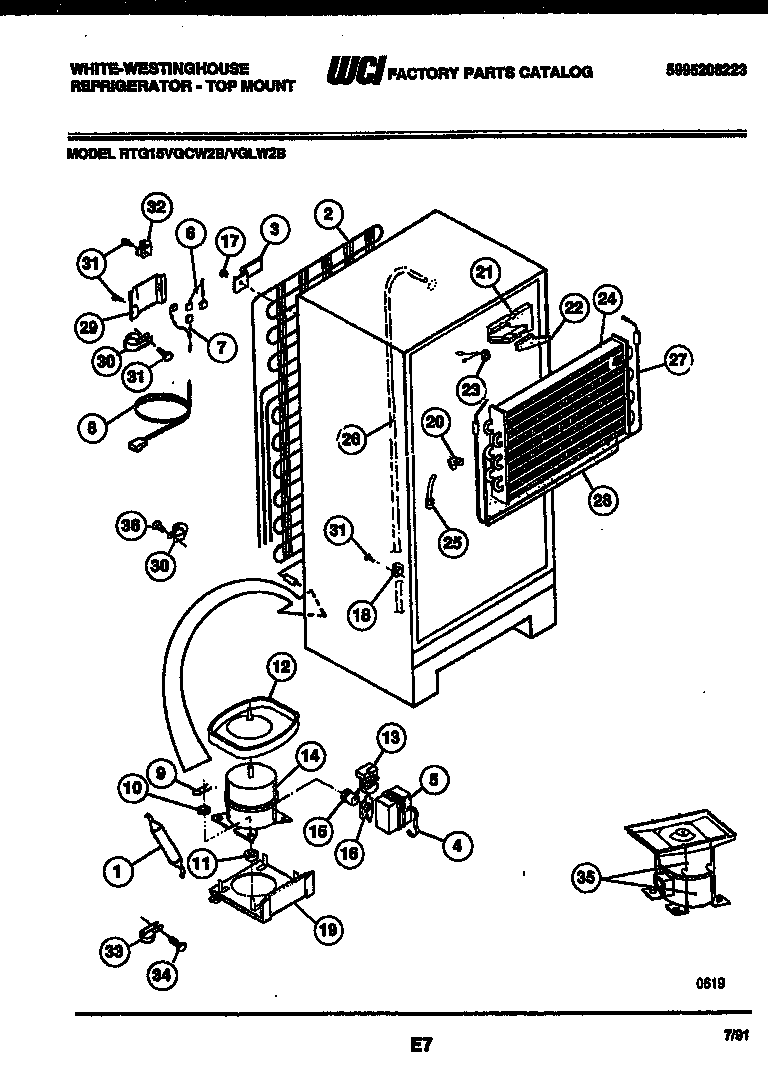 System and automatic defrost parts