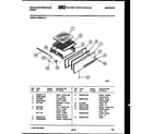 White-Westinghouse GF625LW2 broiler drawer parts diagram