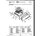 White-Westinghouse GF300HXW5 broiler drawer parts diagram