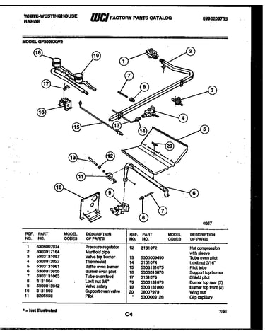 Burner, manifold and gas control