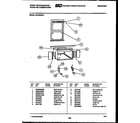 White-Westinghouse AS186N2K2 cabinet and installation parts diagram