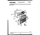 White-Westinghouse WAH094P2T1 cabinet parts diagram