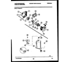 White-Westinghouse WAH094P2T1 air handling and compressor parts diagram