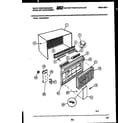White-Westinghouse WAS186P2K1 cabinet parts diagram