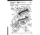 White-Westinghouse FC182LTW5 chest freezer parts diagram