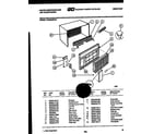 White-Westinghouse WAS226P2K1 cabinet parts diagram