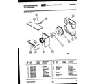 White-Westinghouse WAS226P2K1 air handling parts diagram