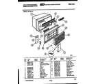 White-Westinghouse AS147R1A1 cabinet parts diagram