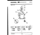 White-Westinghouse AL117R1A1 compressor parts diagram