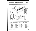White-Westinghouse AL117R1A1 cabinet and installation parts diagram