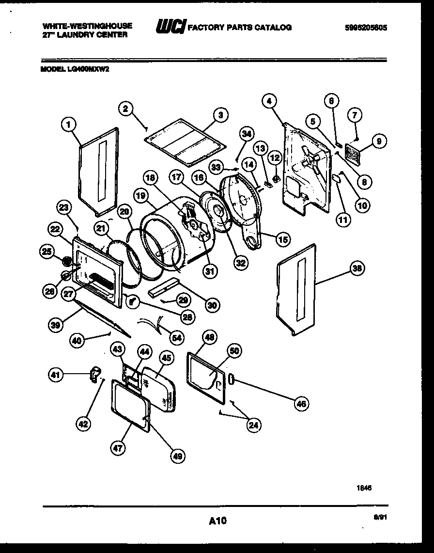 Cabinet and component parts
