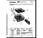 White-Westinghouse SU150PXW1 racks and trays diagram