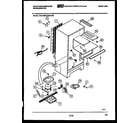 White-Westinghouse ACG150NLW0 system and automatic defrost parts diagram