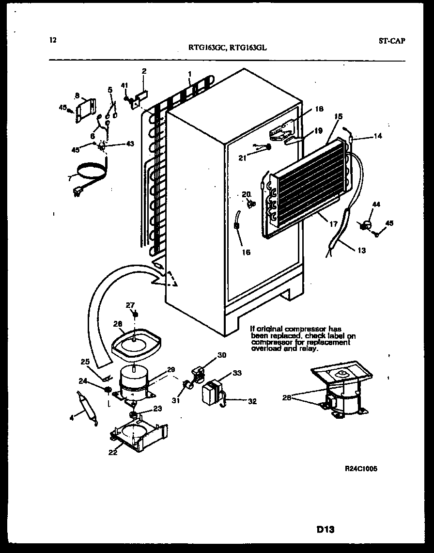 SYSTEM AND AUTOMATIC DEFROST PARTS