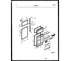 White-Westinghouse RT176NCH0 door parts diagram