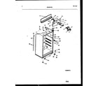 White-Westinghouse PRT173MCD1 cabinet parts diagram