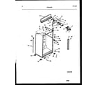 White-Westinghouse RT156NCW0 cabinet parts diagram