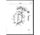 White-Westinghouse RT156NLH0 cabinet parts diagram