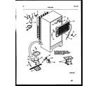 White-Westinghouse RT156NLH0 system and automatic defrost parts diagram