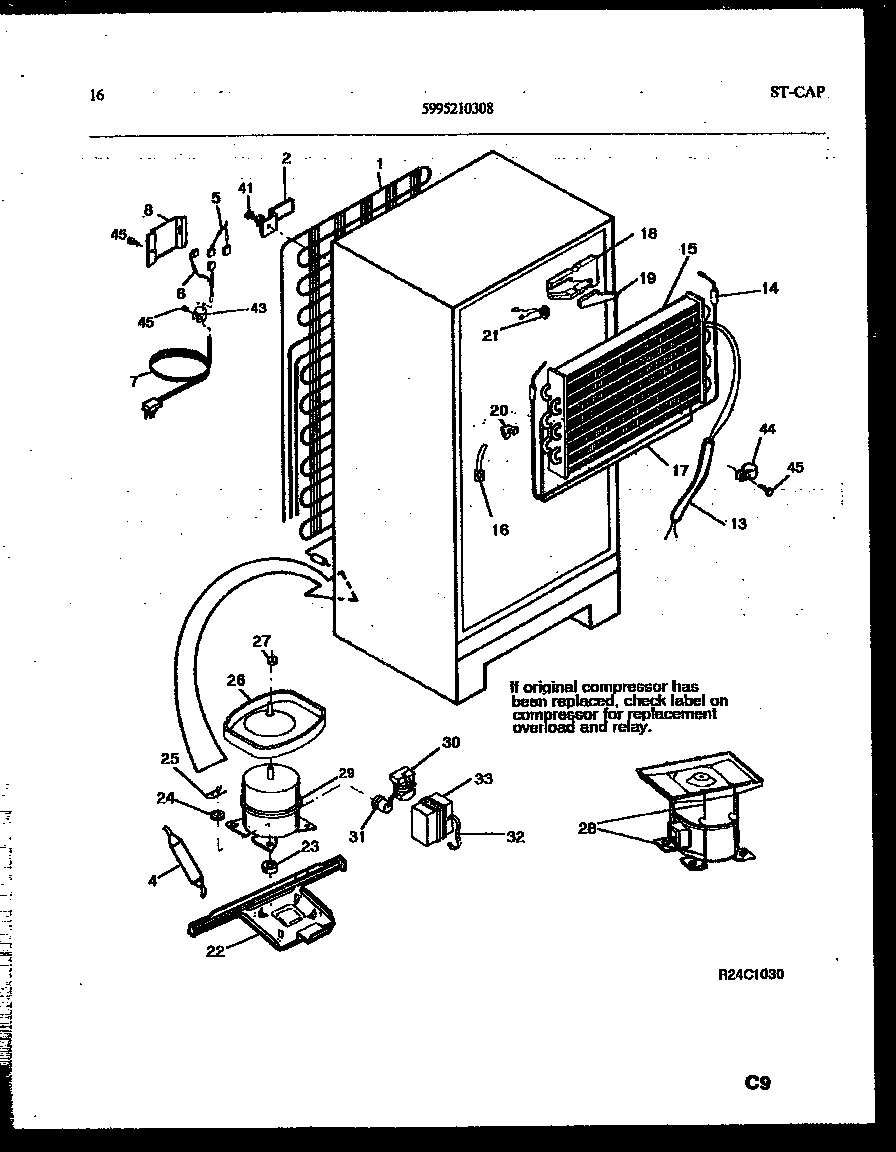 System and automatic defrost parts