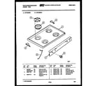 White-Westinghouse GF750NW2 cooktop parts diagram