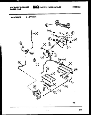 Burner, manifold and gas control