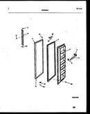 Freezer door parts