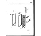 White-Westinghouse RS192MCW1 refrigerator door parts diagram