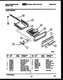 Broiler drawer parts
