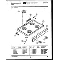 White-Westinghouse GF300NW2 cooktop parts diagram