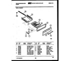 White-Westinghouse GF300NW2 broiler drawer parts diagram