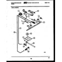 White-Westinghouse GF300NW2 burner, manifold and gas control diagram