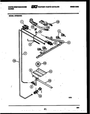 Burner, manifold and gas control