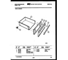 White-Westinghouse GF950NW2 drawer parts diagram