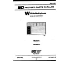 White-Westinghouse WAC056P7A1 front cover diagram