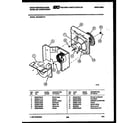 White-Westinghouse WAC056P7A1 air handling parts diagram