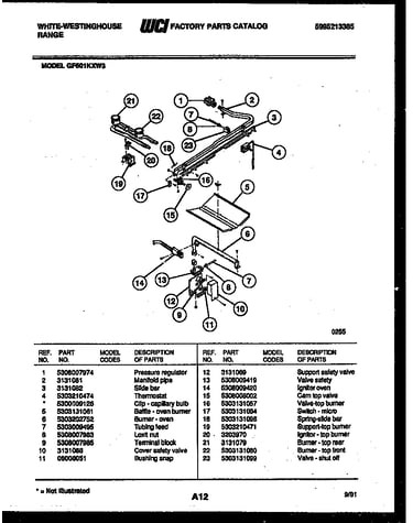 Burner, manifold and gas control