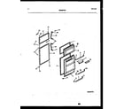 White-Westinghouse RT163LCH3 door parts diagram